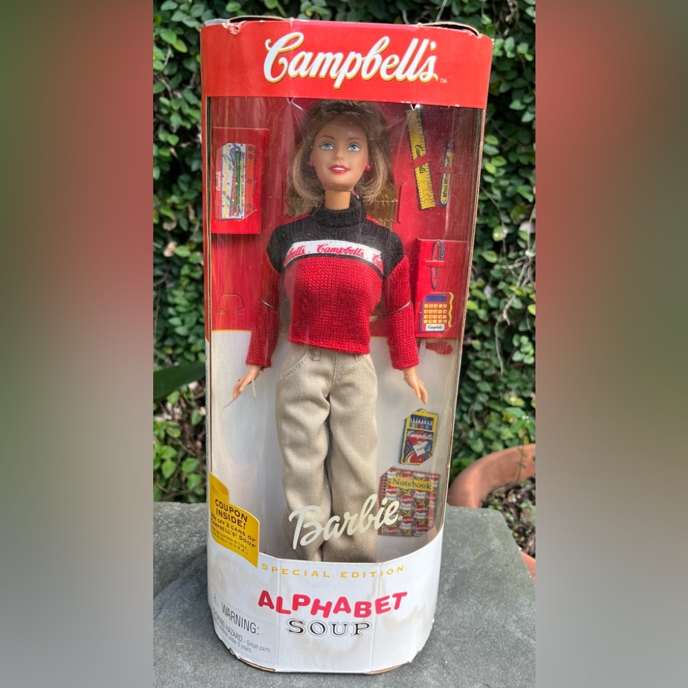 Vintage Barbie Campbell's Alphabet Soup Special Edition Doll 1999 Mattel NRFB